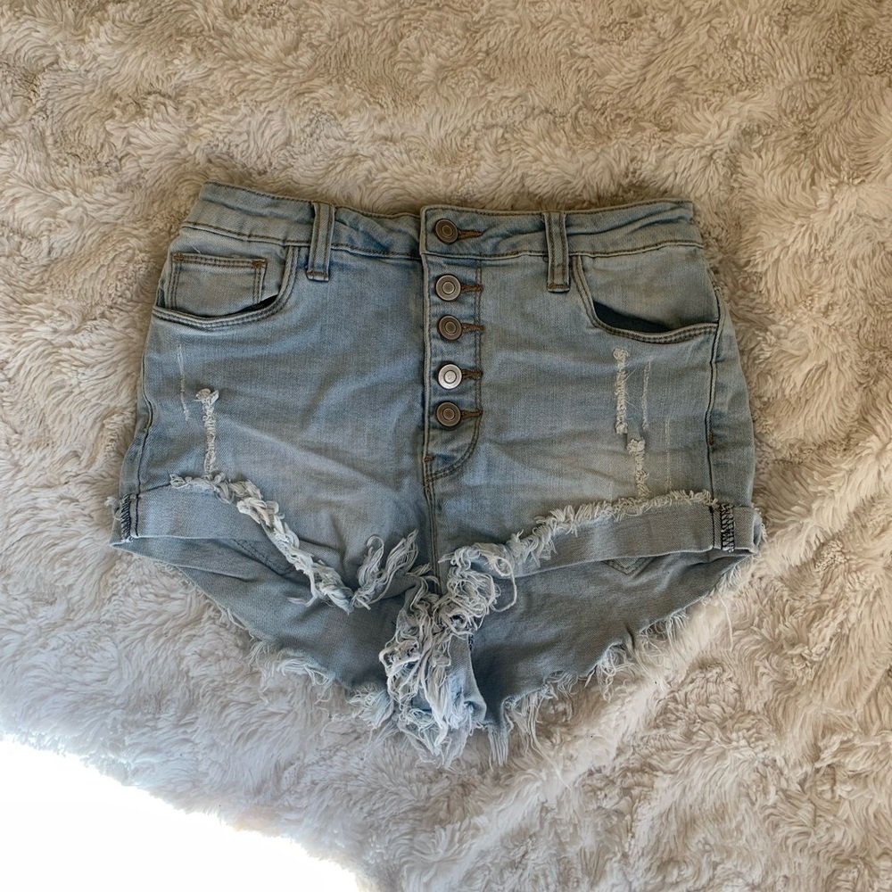 High rise shorts